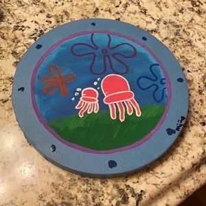 Spongebob window painting
